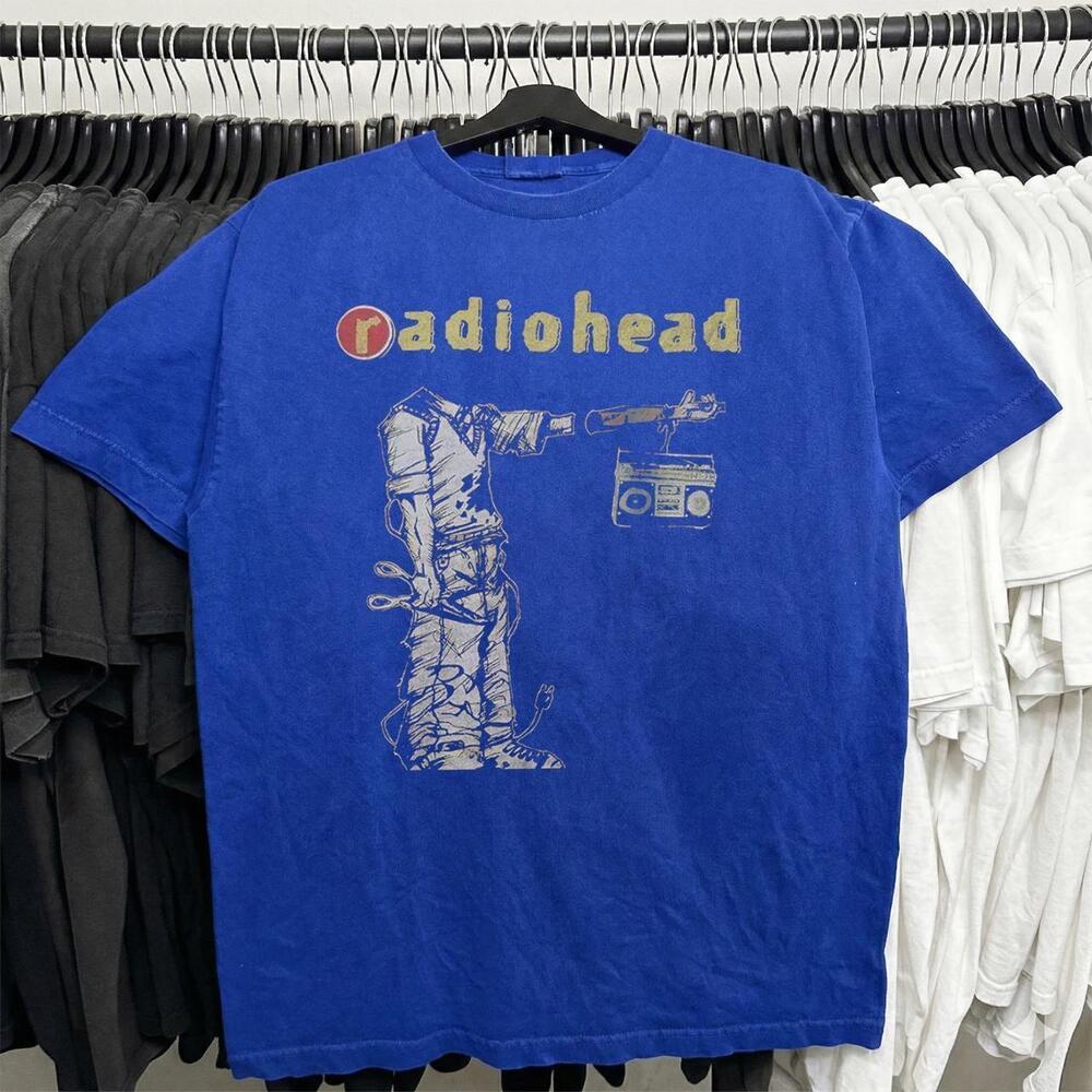 Blue Radiohead Band Tee 1